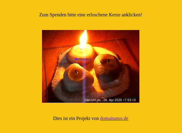 GibLicht.de Screenshot